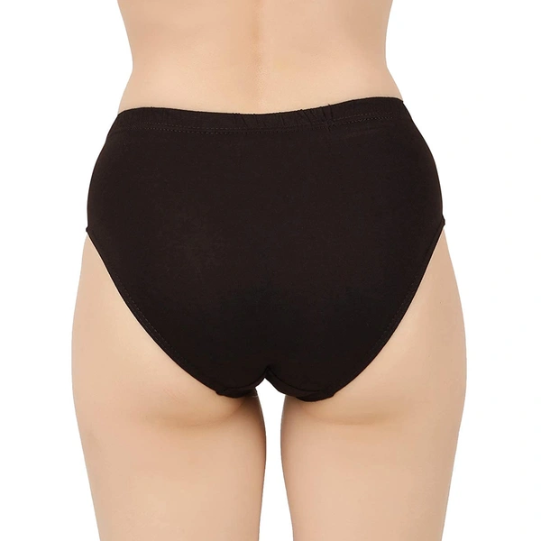 Super Comfort Cotton Stretch Brief || Mid Waist Panty For Women/Girls (Colors & Print May Vary) - 4, 100CM