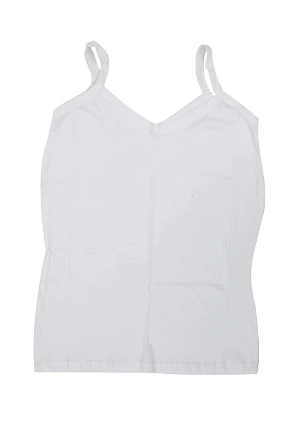 Super Soft Camisole Slips / Sameez || Comfortable Sameez for Women & Girls (White, Free size) - 3, 5-6 Years