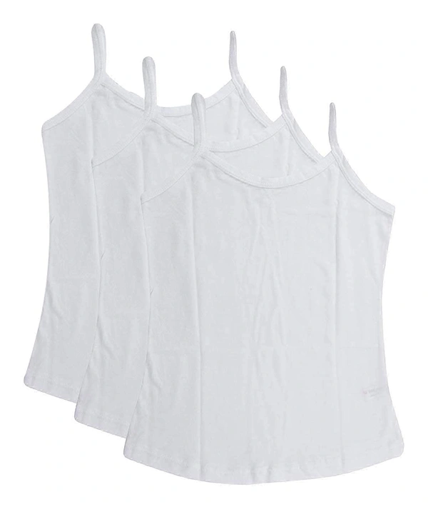 Super Soft Camisole Slips / Sameez || Comfortable Sameez for Women & Girls (White, Free size) - 3, 7-8 Years