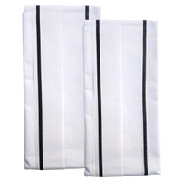 Handloom White Cotton Bath Towel/Kerala Thorthu/ Gamcha/Angocha (30x60, 2.5 feet Width x 5 feet Length, Light Weight, Fast Absorbing, Quick Drying)  - 2, White