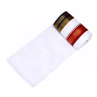Handloom Cotton Bath Towel / Kerala Thorthu / Gamcha / Angocha (30x60, 2.5 feet Width x 5 feet Length, Light Weight, Fast Absorbing, Quick Drying) - White, 5