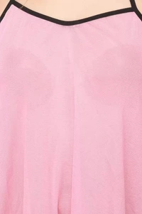 IGNOTO Babydoll Lingerie for Women || Nightwear, Honeymoon Sleepwear Baby doll Dress for Ladies || 132-BLK - 147-PNK.BLK