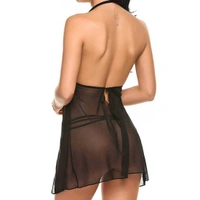 IGNOTO Babydoll Lingerie for Women || Nightwear, Honeymoon Sleepwear Baby doll Dress for Ladies || 132-BLK - 159BLK-RED