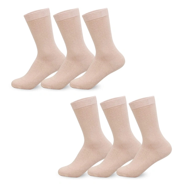 IGNOTO Nylon Cotton Blend Toe Socks for Women/Girls || Thumb Socks, Skin Color - 6