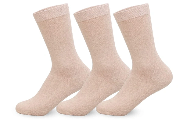 IGNOTO Nylon Cotton Blend Toe Socks for Women/Girls || Thumb Socks, Skin Color - 3