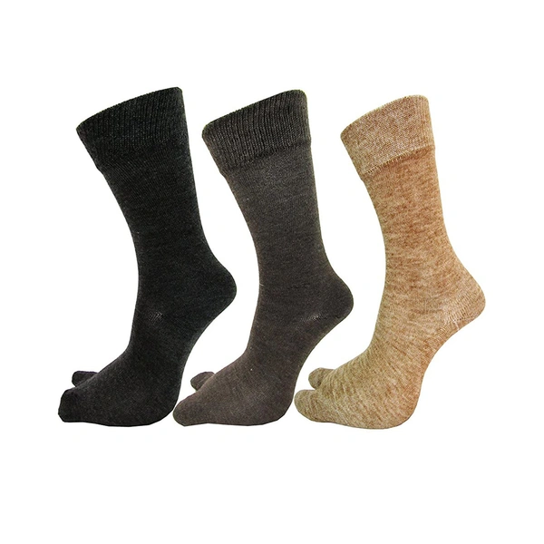 IGNOTO Nylon Cotton Blend Toe Socks for Women/Girls || Thumb Socks, Multicolor - 3