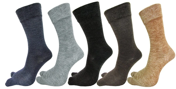 IGNOTO Nylon Cotton Blend Toe Socks for Women/Girls || Thumb Socks, Multicolor - 3