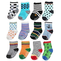 Baby Boy's and Baby Girl's Fancy Cotton Socks || (Color/Pattern: Assorted) - 12, 1-3 Years