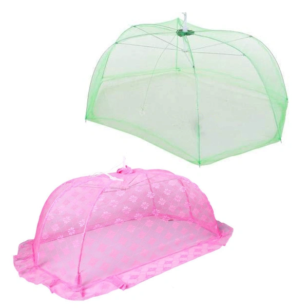 IGNOTO Polycotton Mosquito net for New Born Baby/Kids || King and Queen Size Bed/Double Bed/machardani for indoor/outdoor) - 2, 6-12 Months