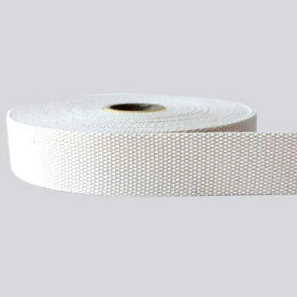 IGNOTO Nylon / Cotton / Plastic Niwar Patta Roll for Folding Chair, Folding Bed, Charpai, khatiya - 3 CM, Resham, White