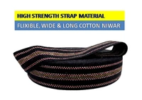 IGNOTO Nylon / Cotton / Plastic Niwar Patta Roll for Folding Chair, Folding Bed, Charpai, khatiya - 6 CM, Cotton, Multicolor