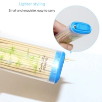 supreme quality wooden toothpick bamboo sticks - party sticks - fruit skewer -kabab skewer- pointed tip-Brown - 9
