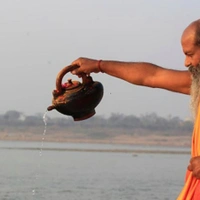 Gomukh Gangotri Pure Ganga Jal Gangajal Holy Water for Purpose of Havan, pujan & all Types of Religion Ceremonies - 2 Liter