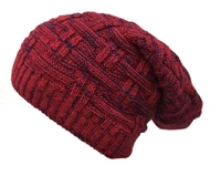  Unisex Inside Fur Beanie Cap for Men Women Girls Skull Slouchy Winter Woolen Knitted (Color: Assorted)