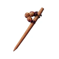 Wooden Hair Stick for Women Girls Hair Accessories Juda pin Hair Stick Juda Stick Hair pin Wooden Hair Juda pin Bun Stick (Pattern/Design: Assorted) - 2