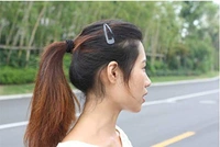 Tik Tak Hair Clips Pins for Women Girls & Kids Tic Tac Matte Black Clips Barrettes Hair Styling Pins - 12 (6 Pair), Big