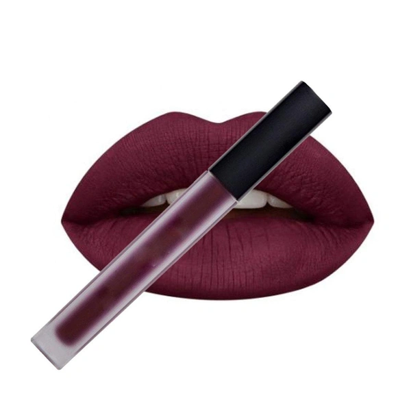 Liquid Matte Lip Gloss Waterproof Lipstick Combo || Long stay with creamy and matte formula - 6