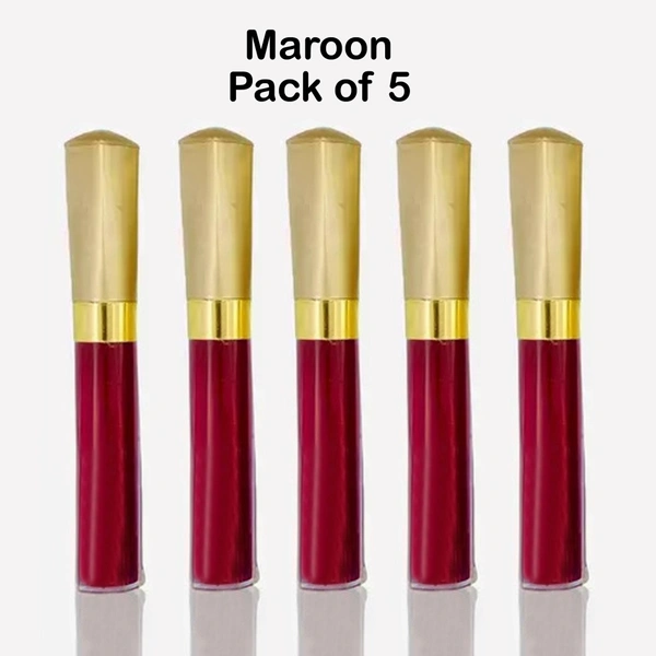 Highly Pigmented Rich Color Liquid Sindoor For Women || Quick Drying & Long Lasting || Velvet Matte Finish || Water-Proof, Smudge-Proof, Crease-Proof - Maroon, 5