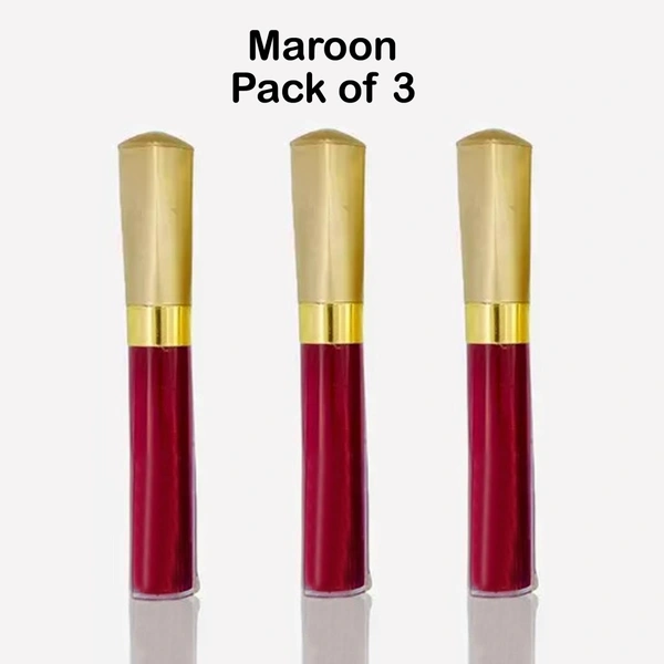 Highly Pigmented Rich Color Liquid Sindoor For Women || Quick Drying & Long Lasting || Velvet Matte Finish || Water-Proof, Smudge-Proof, Crease-Proof - Maroon, 3