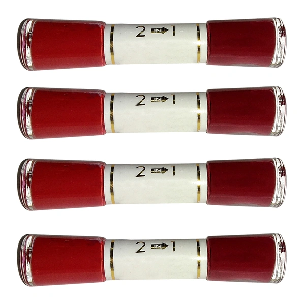 (2in1 Red&Maroon) Highly Pigmented Rich Color Liquid Sindoor For Women || Quick Drying & Long Lasting || Velvet Matte Finish || Water-Proof, Smudge-Proof, Crease-Proof) - 4