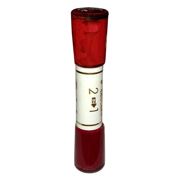 (2in1 Red&Maroon) Highly Pigmented Rich Color Liquid Sindoor For Women || Quick Drying & Long Lasting || Velvet Matte Finish || Water-Proof, Smudge-Proof, Crease-Proof) - 4