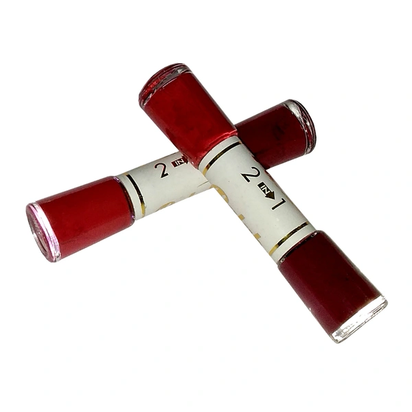 (2in1 Red&Maroon) Highly Pigmented Rich Color Liquid Sindoor For Women || Quick Drying & Long Lasting || Velvet Matte Finish || Water-Proof, Smudge-Proof, Crease-Proof) - 2