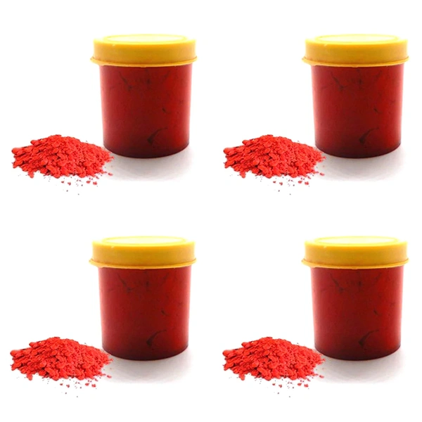Organic Red 100% Natural Kumkum Sindoor, Suhagan sindoor powder For Women And Girls Forehead Wedding Festivals - 4