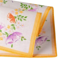Women's Fashionable Cotton Multicolor Handkerchiefs with colorful stripes || Hankies for Women / Girls - 20