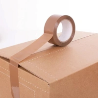 BOPP Packing Cello Tape, Self Adhesive Heavy Duty Tape Roll Ideal for Packaging Box (65 Metres) - Bourbon, 2, 2 Inch
