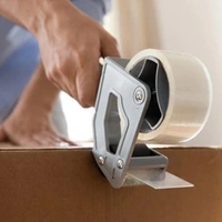 BOPP Packing Cello Tape, Self Adhesive Heavy Duty Tape Roll Ideal for Packaging Box (65 Metres) - White, 2, 2 Inch