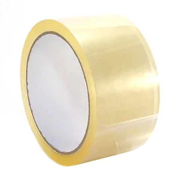 BOPP Packing Cello Tape, Self Adhesive Heavy Duty Tape Roll Ideal for Packaging Box (65 Metres) - White, 1, 3 Inch