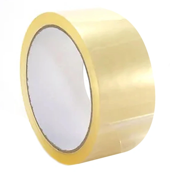 BOPP Packing Cello Tape, Self Adhesive Heavy Duty Tape Roll Ideal for Packaging Box (65 Metres) - White, 1, 2 Inch