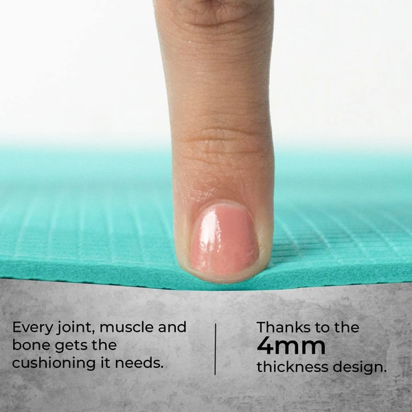 Everyday Yoga Mat & Carry Strap For Men, Women & Kids Fitness|Extra Thick, Long & Wide Eva Exercise Mat For Home Gym, Yoga, Meditation & Outdoor Workout