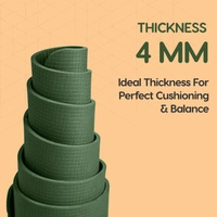 Everyday Yoga Mat & Carry Strap For Men, Women & Kids Fitness|Extra Thick, Long & Wide Eva Exercise Mat For Home Gym, Yoga, Meditation & Outdoor Workout
