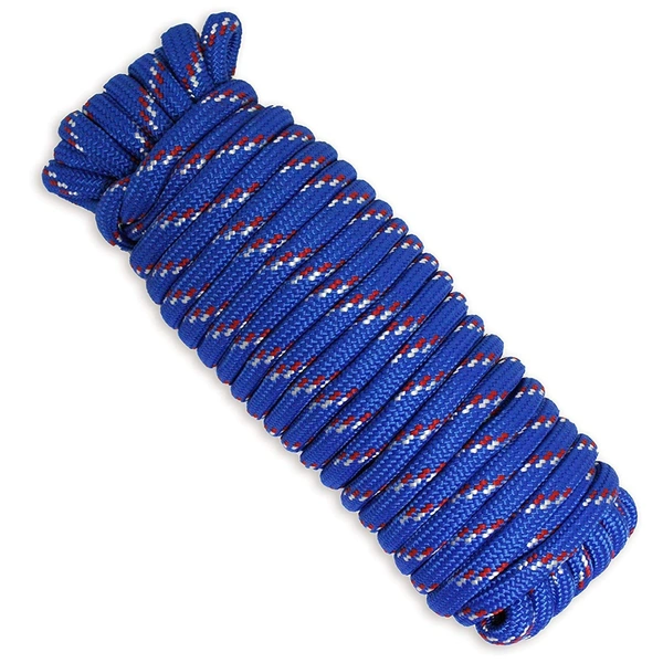 IGNOTO Nylon Anti-Rust and Anti Slip Laundry Clothesline String || Twisted Multipurpose Outdoor Clothes Drying Wire (Multi-Colour/Assorted)) - 20 Meter