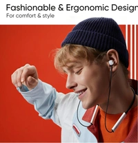 Realme Buds Wireless 3 in-Ear Bluetooth Headphones,30dB ANC,Spatial Audio,13.6mm Dynamic Bass Driver,Upto 40 HrsPlayback,Fast Charging,45ms Low Latency for Gaming,Dual Device Connection-Vitality White