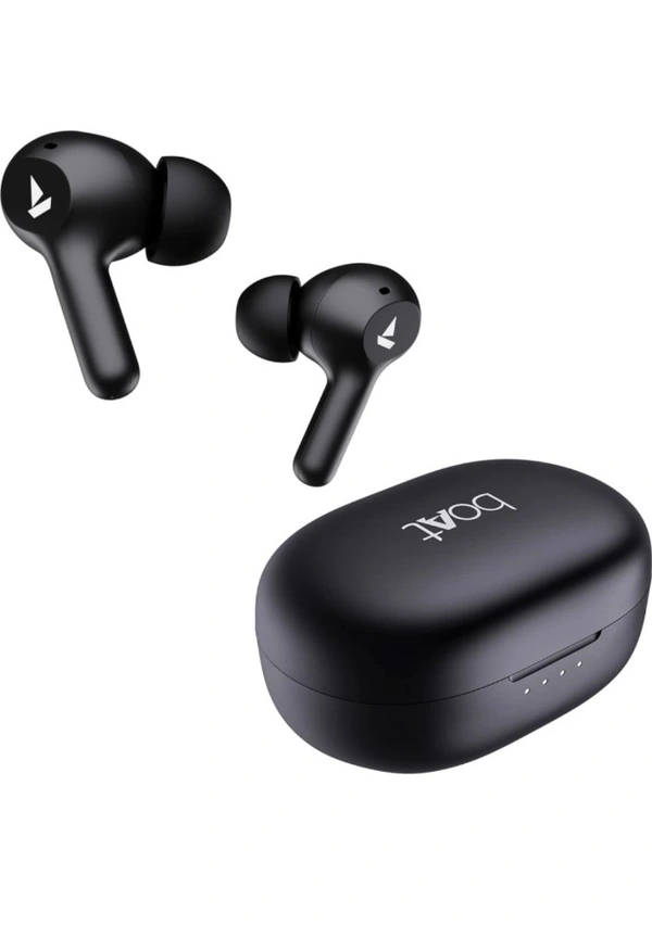 boAt Airdopes 71 w/ 40 HRS Playback, ENx Technology & Beast Mode(Low Latency) Bluetooth Headset (Active Black, True Wireless)