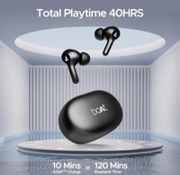 boAt Airdopes 71 w/ 40 HRS Playback, ENx Technology & Beast Mode(Low Latency) Bluetooth Headset (Active Black, True Wireless)