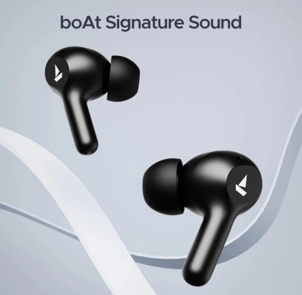 boAt Airdopes 71 w/ 40 HRS Playback, ENx Technology & Beast Mode(Low Latency) Bluetooth Headset (Active Black, True Wireless)