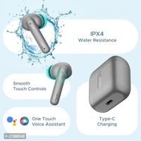 boAt Airdopes 141 Bluetooth Truly Wireless in Ear Earbuds with 42H Playtime,Low Latency Mode for Gaming, ENx Tech, IWP, IPX4 Water Resistance, Smooth Touch Controls(Cyan Cider)