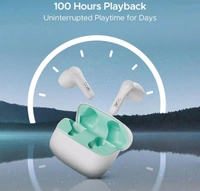 Boat boAt Airdopes Atom 81 Pro Truly Wireless in Ear Ear Buds w/ 100hrs of Playtime, 4 Mics with ENx, Beast Mode with 50ms Low Latency, 13mm Drivers, IWP Tech, ASAP Charge(Ivory Elegance)