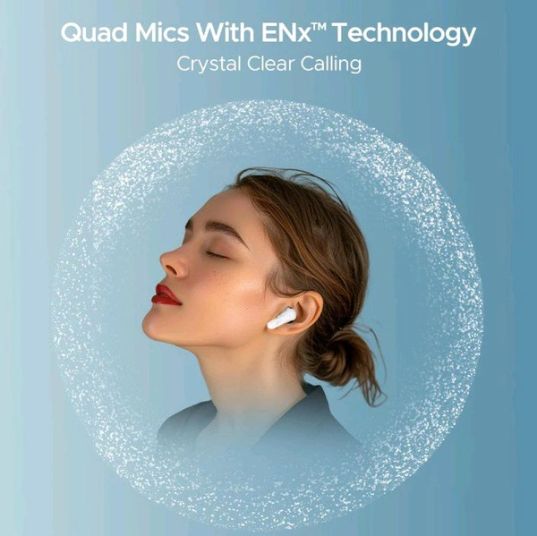 Boat boAt Airdopes Atom 81 Pro Truly Wireless in Ear Ear Buds w/ 100hrs of Playtime, 4 Mics with ENx, Beast Mode with 50ms Low Latency, 13mm Drivers, IWP Tech, ASAP Charge(Ivory Elegance)