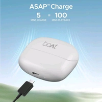 Boat boAt Airdopes Atom 81 Pro Truly Wireless in Ear Ear Buds w/ 100hrs of Playtime, 4 Mics with ENx, Beast Mode with 50ms Low Latency, 13mm Drivers, IWP Tech, ASAP Charge(Ivory Elegance)