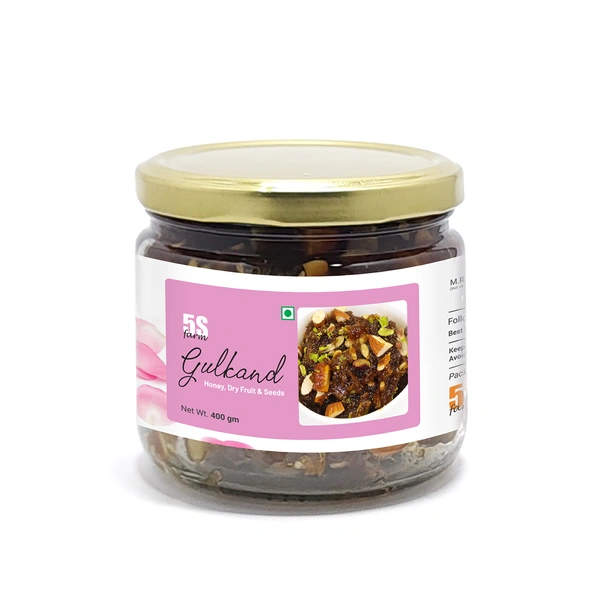 Gulkand in Raw Honey - 400 Gms