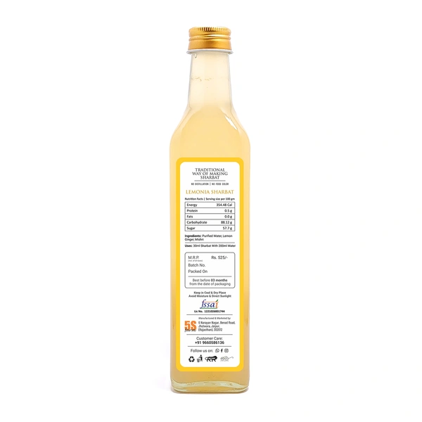 Lemonia Sharbat - 700 ml