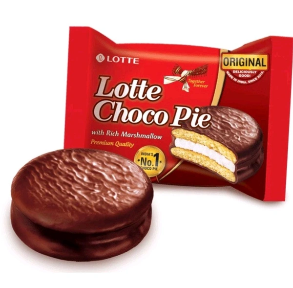 LOtte Choco Pie 414gm Rs.180/- (Pack Of 18)
