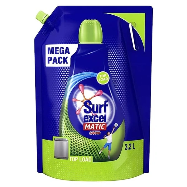 Surf Excel Liquid Top Loal 3.2 Ltr - 685/-, Pouch, 3.2 ltr