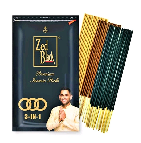 Zedblack 3in1 130gm (zipper 12pack) Rs.70/- 