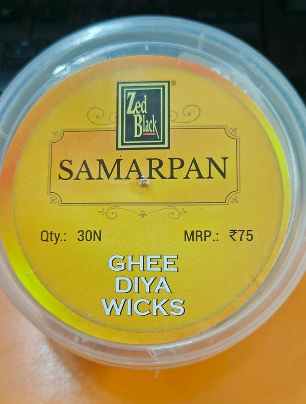 Zedblack Samarpan Ghee Diya Wicks (30pcs)
