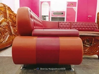 L Shape Corner Sofa Six (6) Seater  - Bright Red, Standard